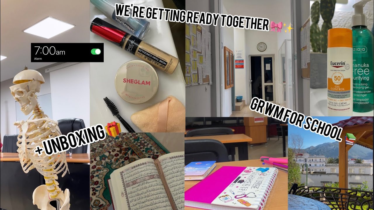 Get ready with me for shcool *7:00 Am !! 📚✨| استعدوا معي للذهاب إلى المدرسة 📝🎀