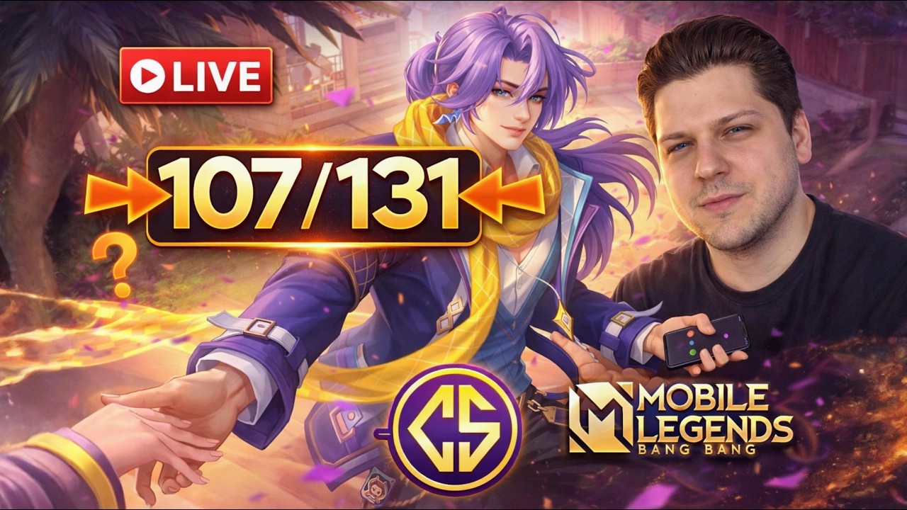107/131 ЧЕЛЛЕНДЖ ВЫИГРАТЬ НА ВСЕХ ГЕРОЯХ MOBILE LEGENDS ЧИЛСТРИМ
