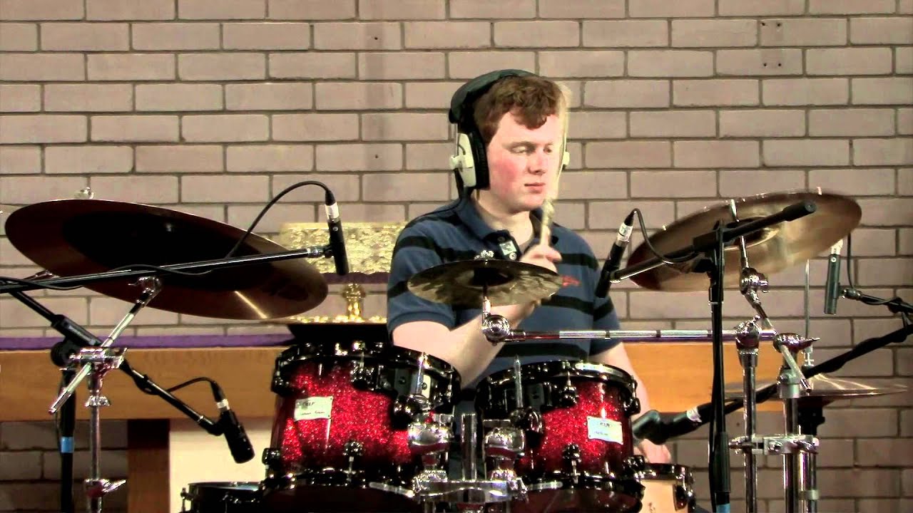Mighty To Save Drum Cover