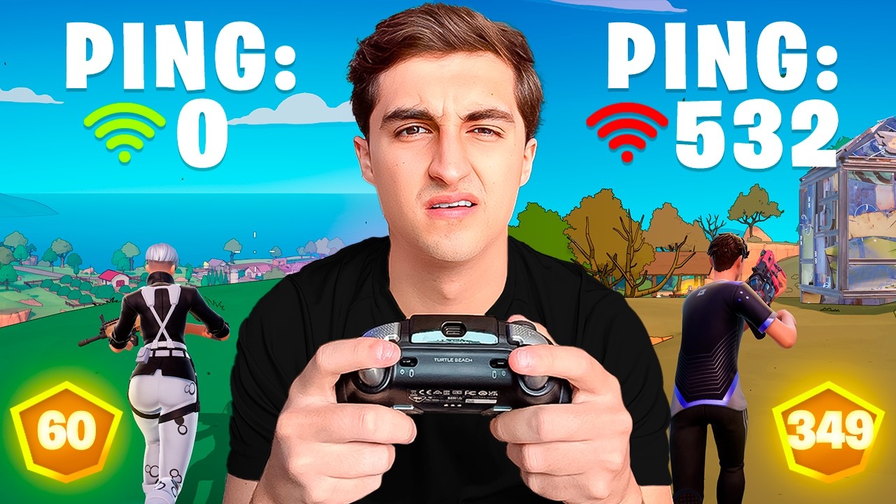 GANÉ en TODOS los PINGS de Fortnite!