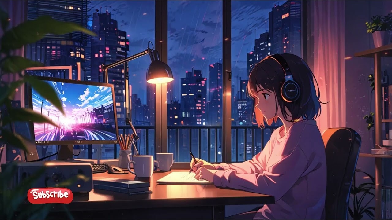 1 Hour Gentle Lo-Fi 🌙 Soft Piano & Smooth Vibes to Relax and Unwind