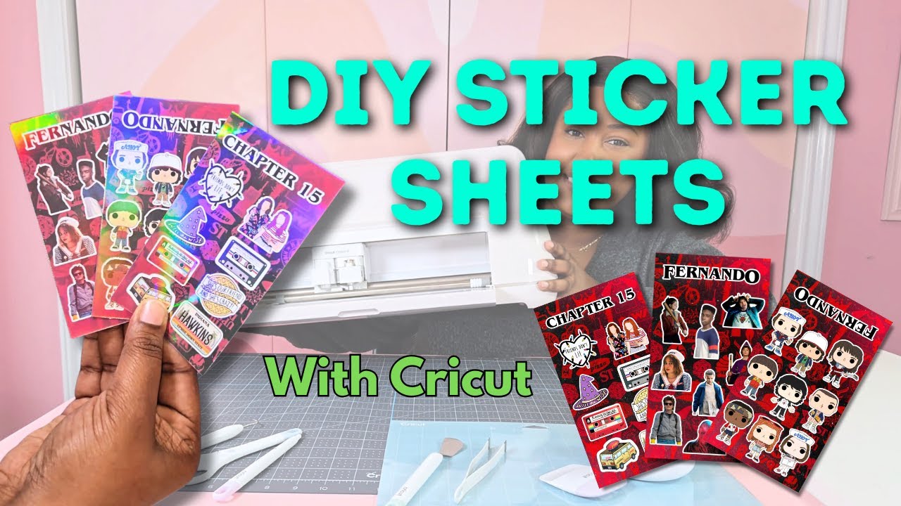 DIY Sticker Sheets with Cricut | 2 Easy Methods - From Design to Finish