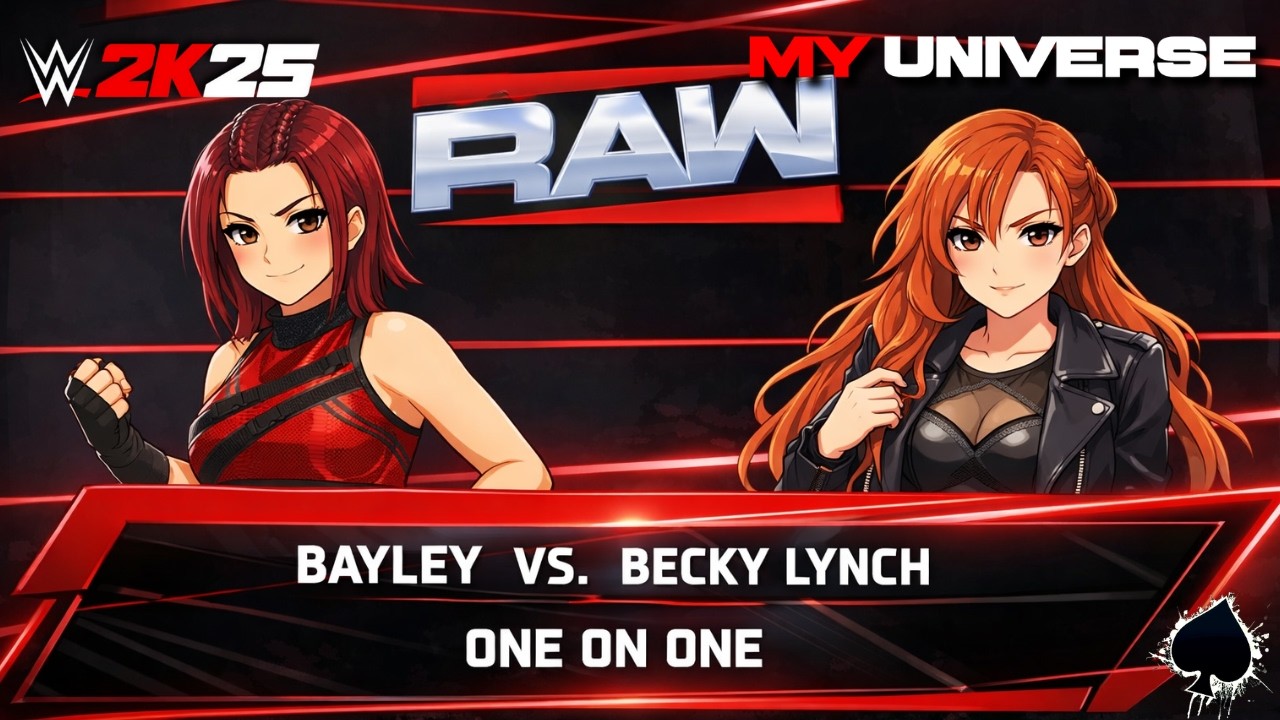 WWE 2K25 Bayley vs. Becky Lynch | Monday Night RAW