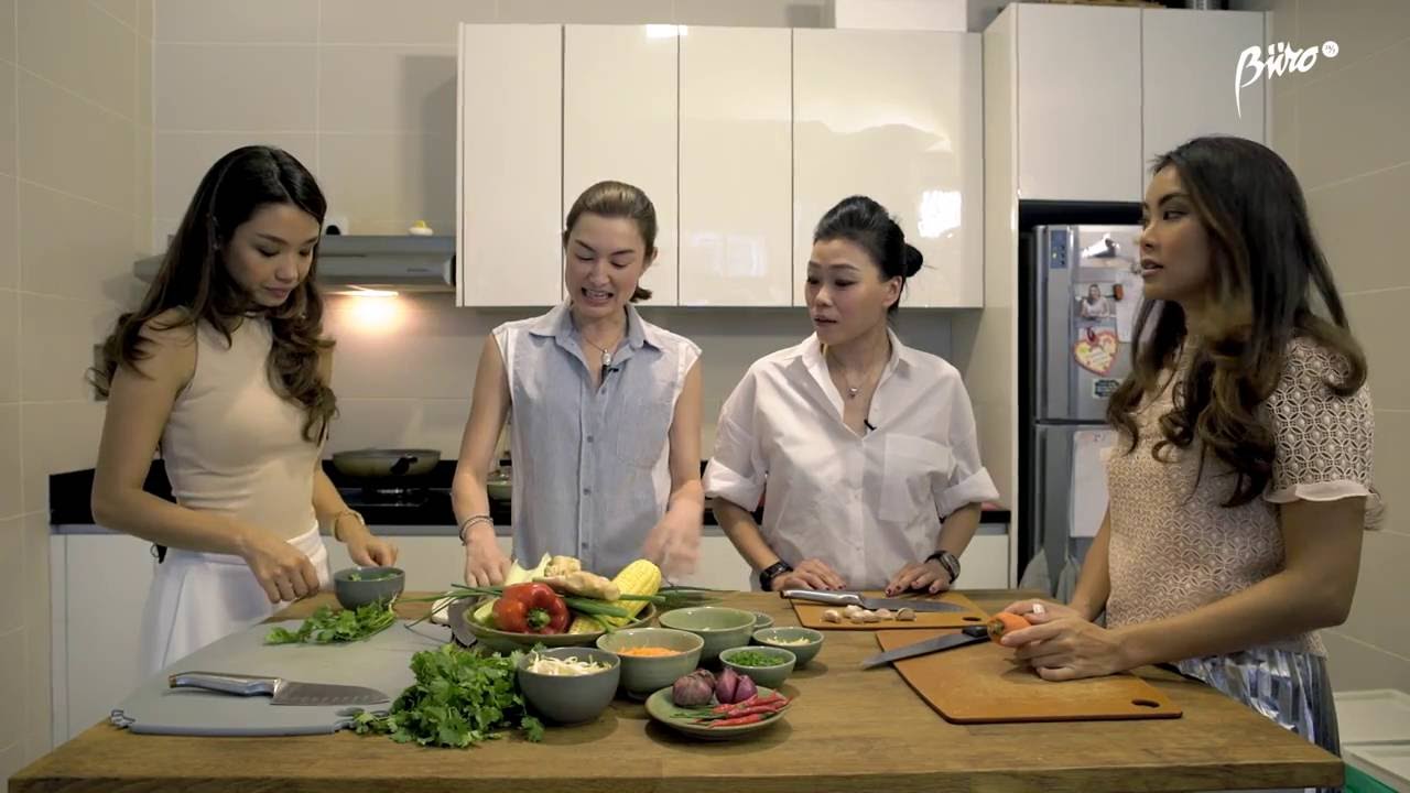 Danielle Graham Cooking at Home with Marion Caunter, Sherin Wong and Yiulin