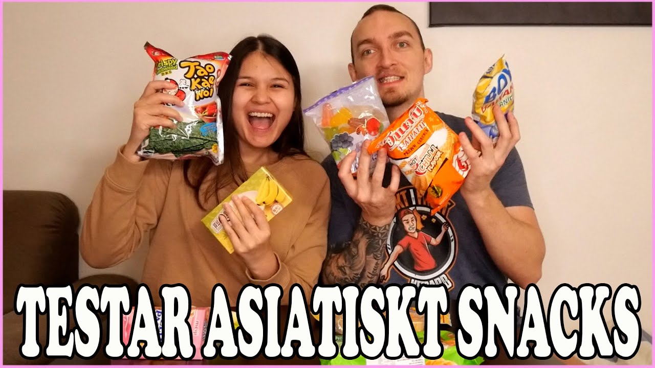 VI TESTAR ASIATISKT SNACKS
