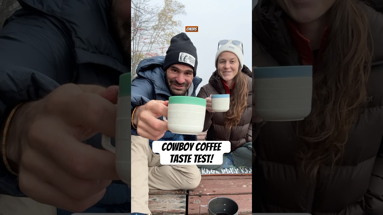 Cowboy coffee taste test because Tim&rsquo;s older brother insists it&rsquo;s better than percolated&hellip;