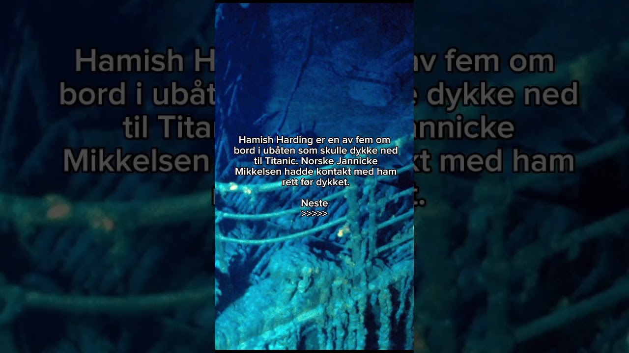 Eventyrer Hamish Harding en av de savnede i Titanic-dykket #short #shorts #titanic