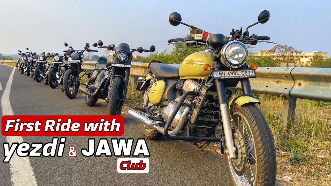 First Ride With JAWA & yezdi Biker's Club | Fun Ride and Great Experience