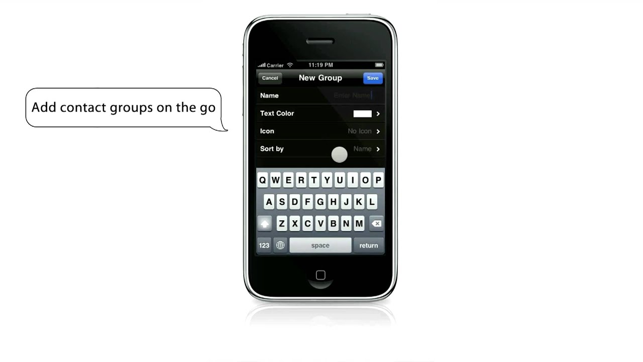 Tacts Video Introduction ~ Contact Manager for the iPhone