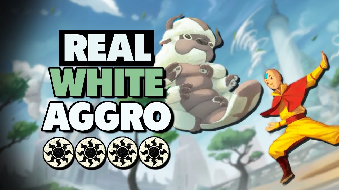 the BEST AGGRO is WHITE AGGRO! ALLIES are AWESOME | MTG Arena Avatar the last airbender