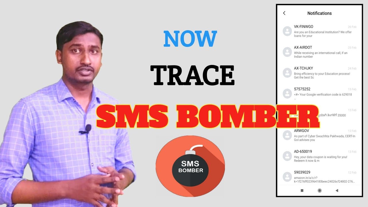 How to trace bulk sms header (kannada) | trace sms bomber