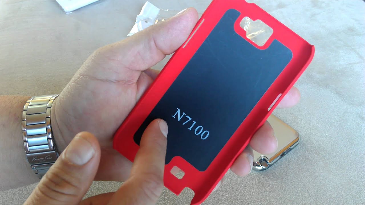 Samsung Galaxy Note 2 Red Ferrari Case