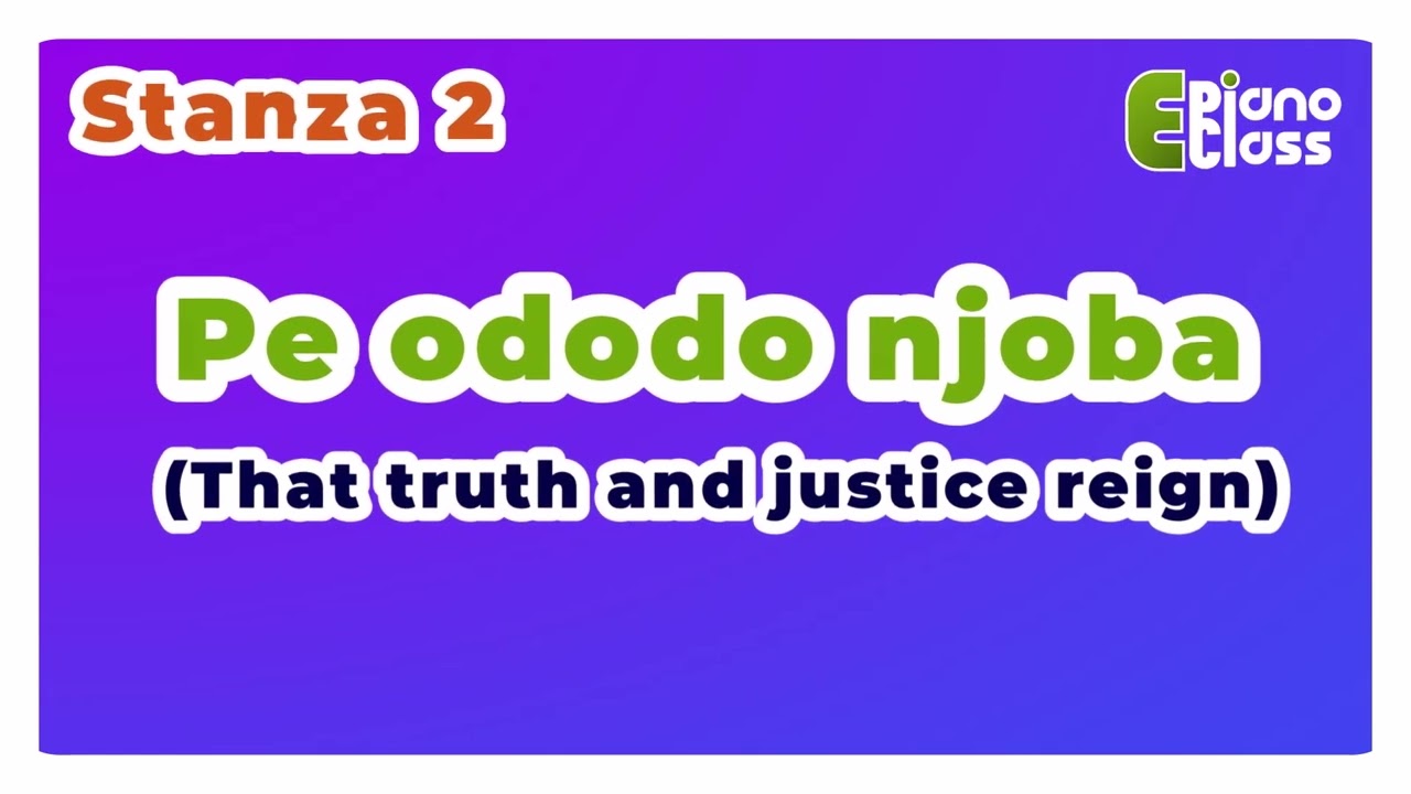 NIGERIA WE HAIL THEE YORUBA WITH LYRICS | NIGERIA NATIONAL ANTHEM