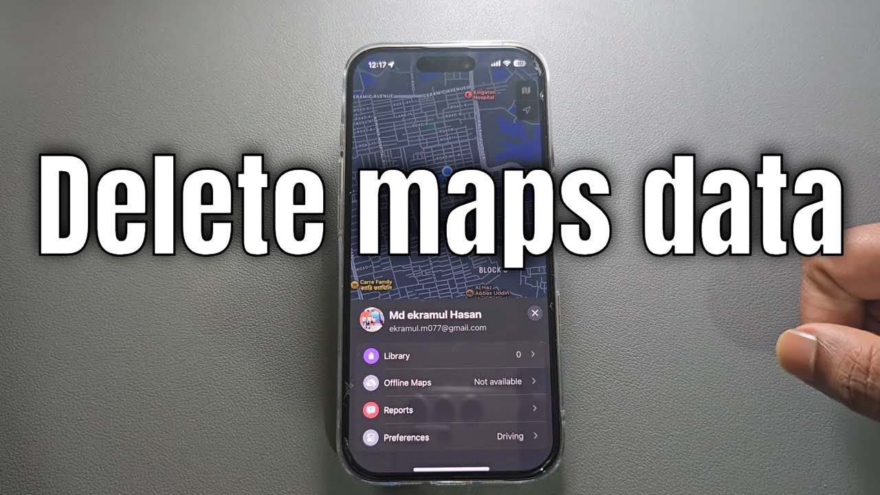 How to delete apple maps data in iPhone (New Update)