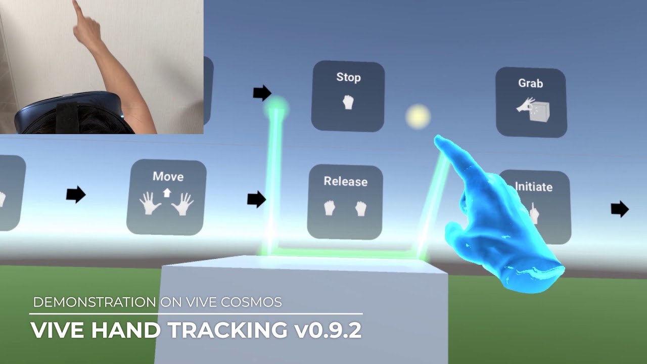 【VIVE SDK】Hand Tracking v0.9.2 on VIVE Cosmos