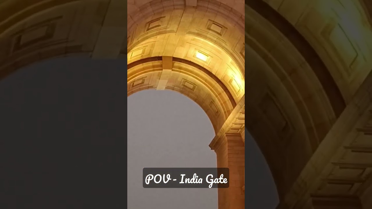 India Gate: A timeless symbol of patriotism and unity in the heart of Delhi.#indiagate #travel