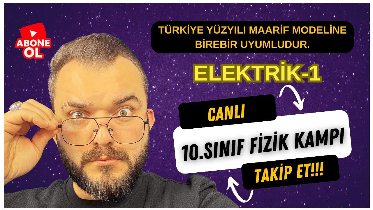 10. SINIF FİZİK CANLI DERS I  ELEKTRİK-1 I Maarif Model