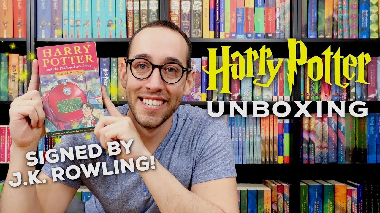 ULTRA RARE SIGNED HARRY POTTER BOOK UNBOXING AND MORE