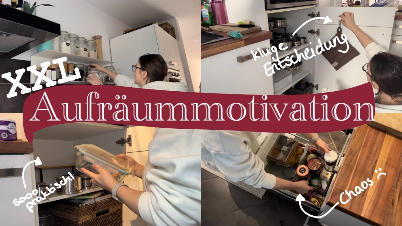 XXL AUFRÄUMMOTIVATION - ein bisschen Organisation in der Küche schadet nicht 🤎