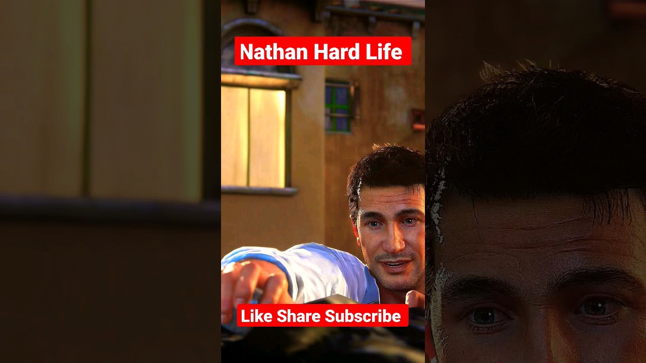 Nathan Hard Life #shorts #uncharted4remastered