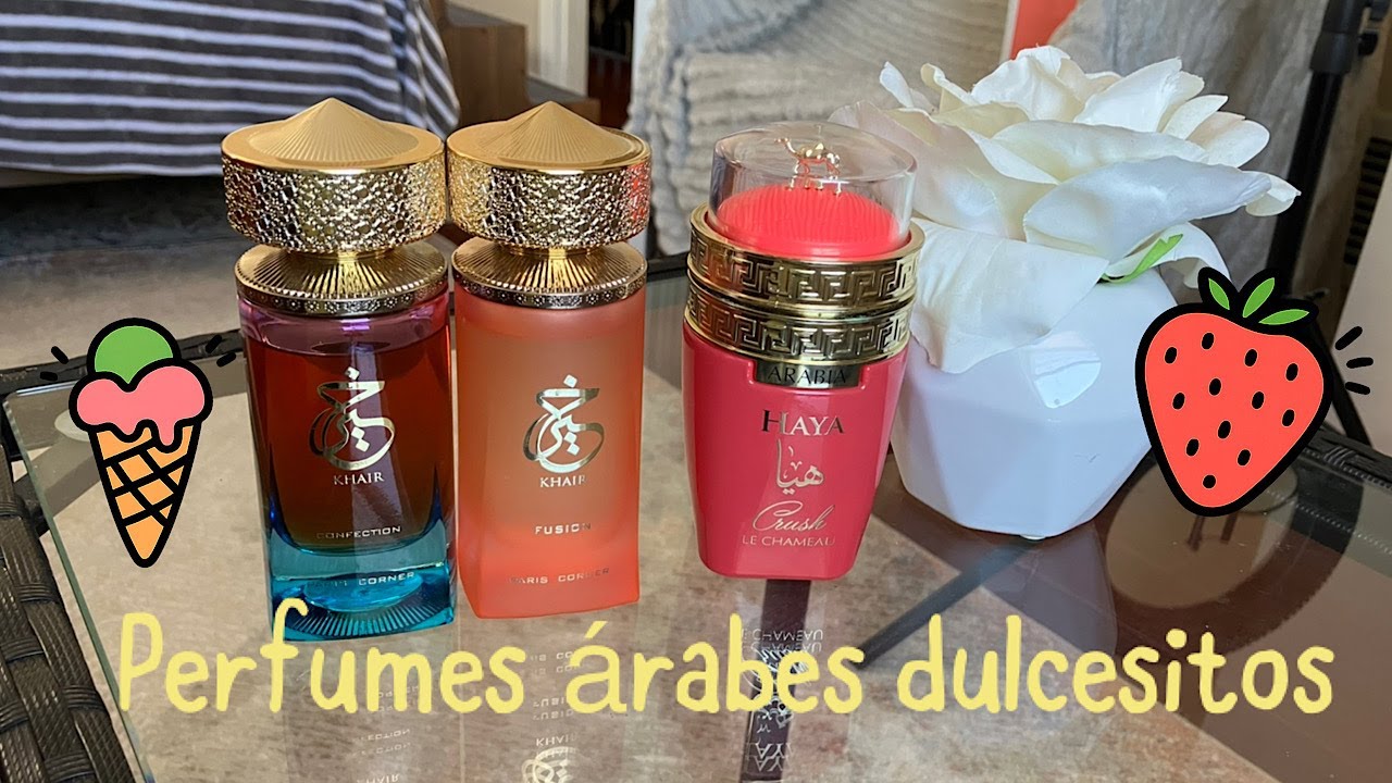 3 PERFUMES ARABES DULCESITOS GOURMAND