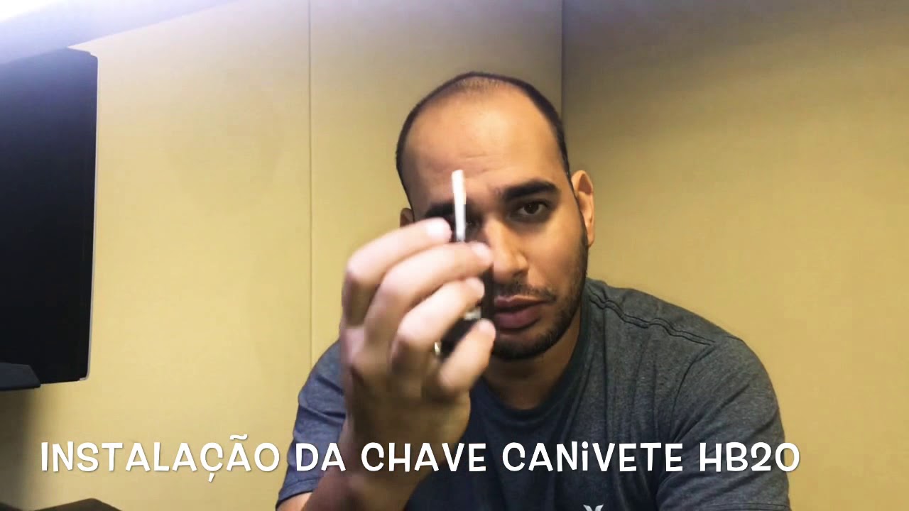 Chave canivete e retirada do transponder HB20 Comfort 2018