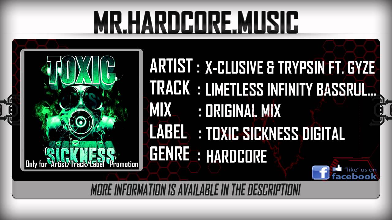 X-Clusive & Trypsin ft.Gyze - Limetless Infinity (Bassrulers 2014 Anthem)  (FULL) [HQ|HD]