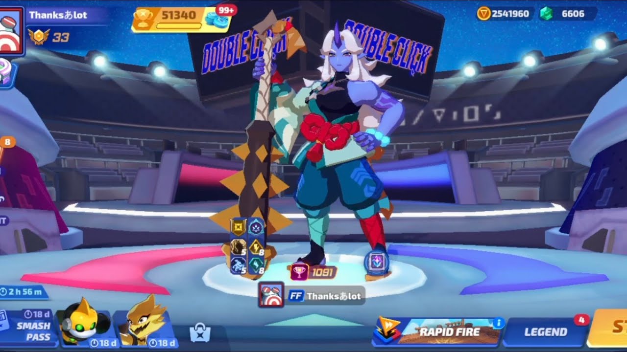 Aoi // Game playing smash legends#smashlegends #multiplay #action #veenarong