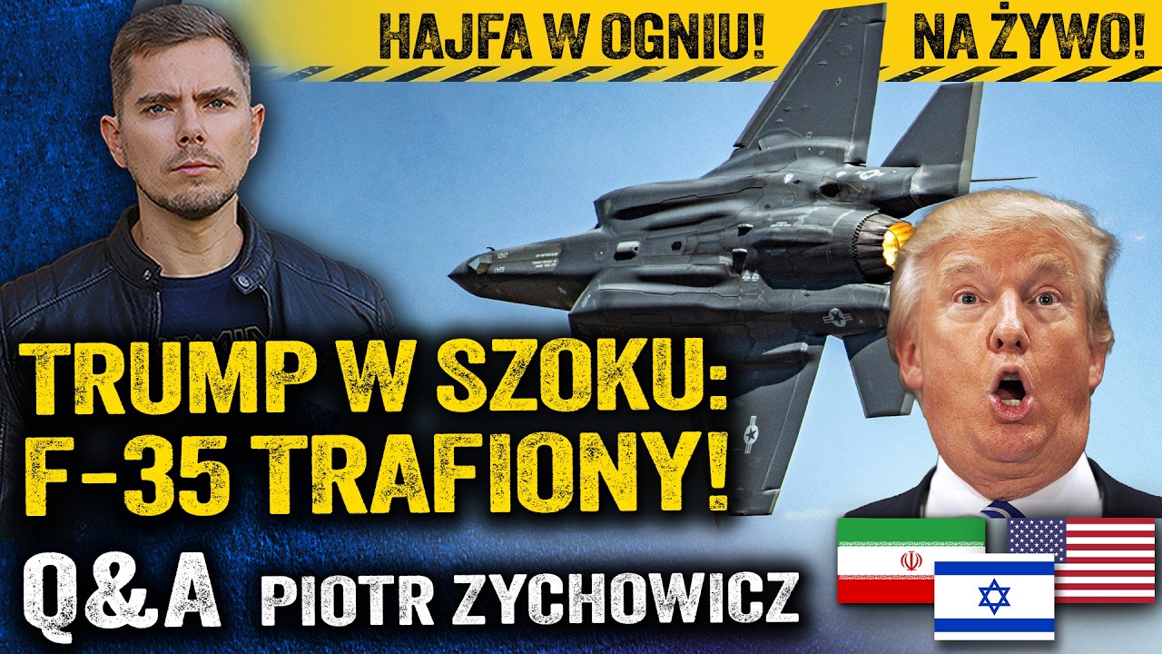 Zabójczy odwet Iranu! F-35 zniszczony? Płonie elektrownia w Hajfie — Piotr Zychowicz Q&A