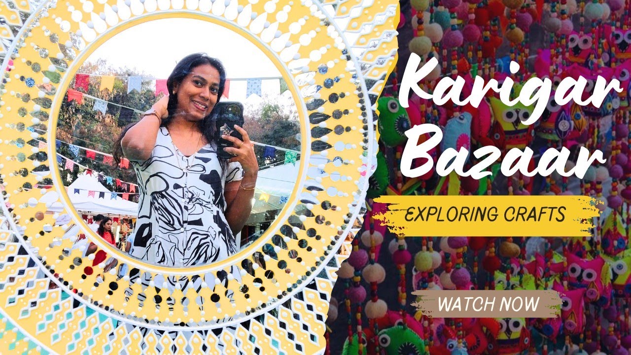 Inside Karigar Bazaar | Handloom & Crafts| Bangalore 