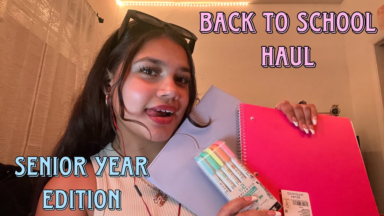 ASMR| Back to school haul (Senior year Edition) 🎀