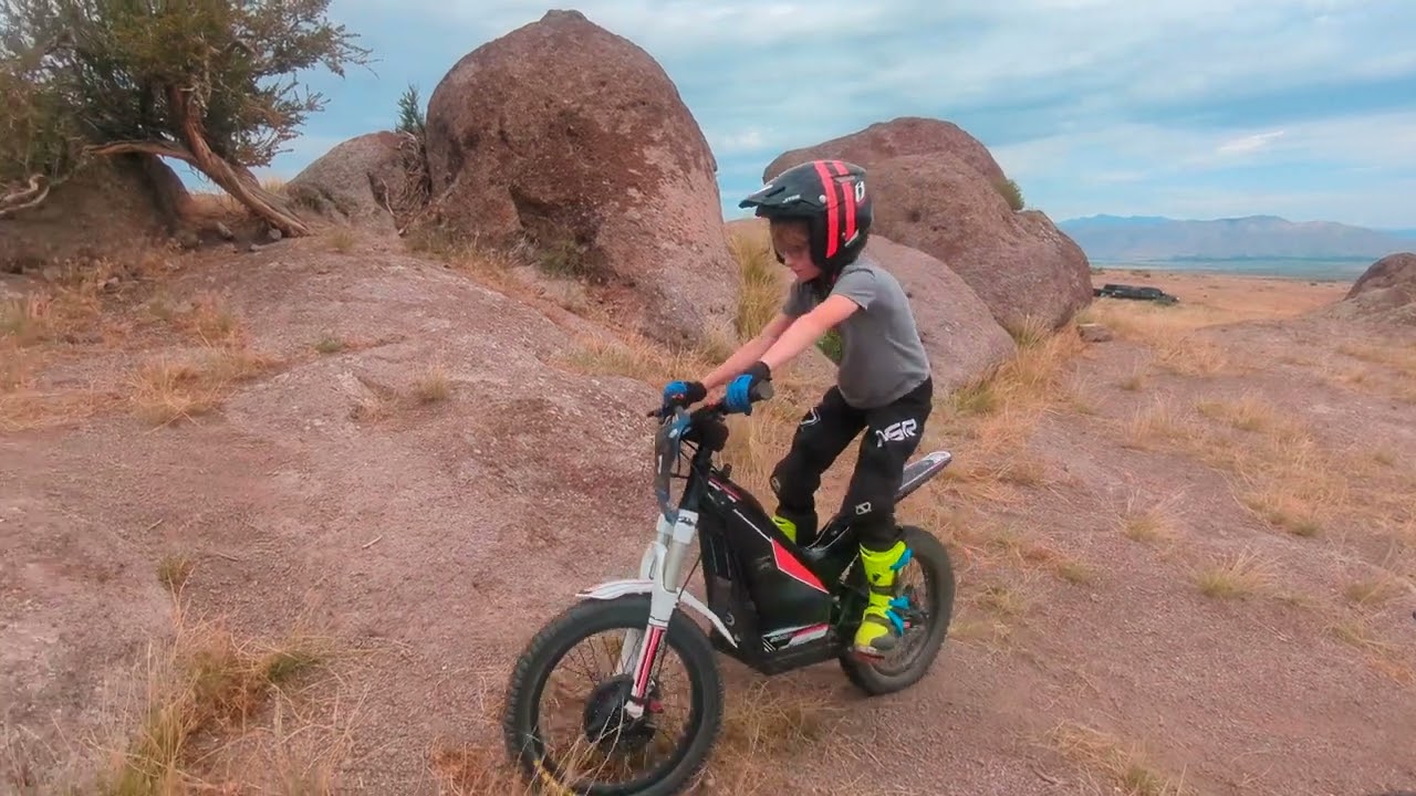 Practice time on the trials bike