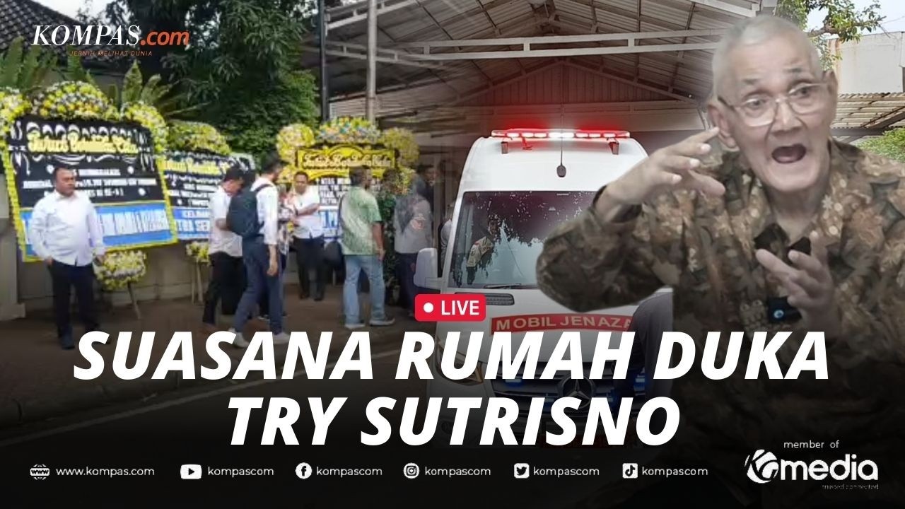 BREAKING NEWS - Suasana Rumah Duka Wakil Presiden ke-6 RI Try Sutrisno di Menteng