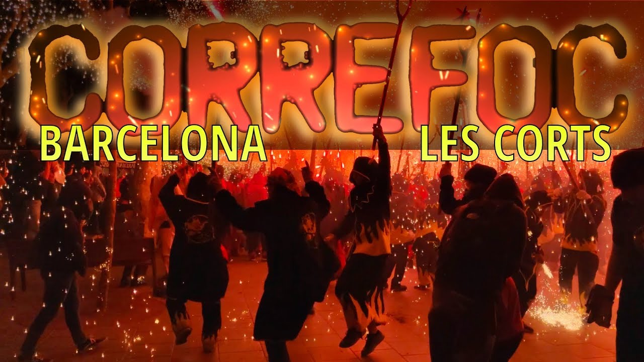 CORREFOC - BARCELONA - #Diables de Les Corts - 25 anniversary - 2019 (4K 60fps)