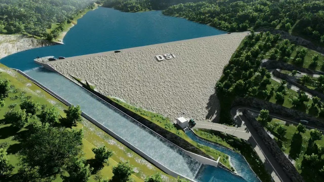 3D ÇAKIL GÖLETİ VE SULAMASI