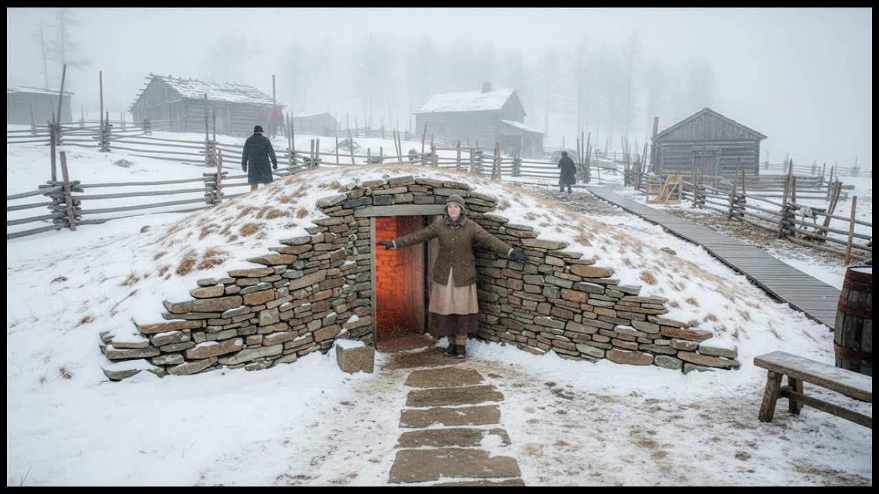 Everyone Laughed When She Built a Stormproof Stone Shelter — Then Shockingly, Blizzard Saved the POW