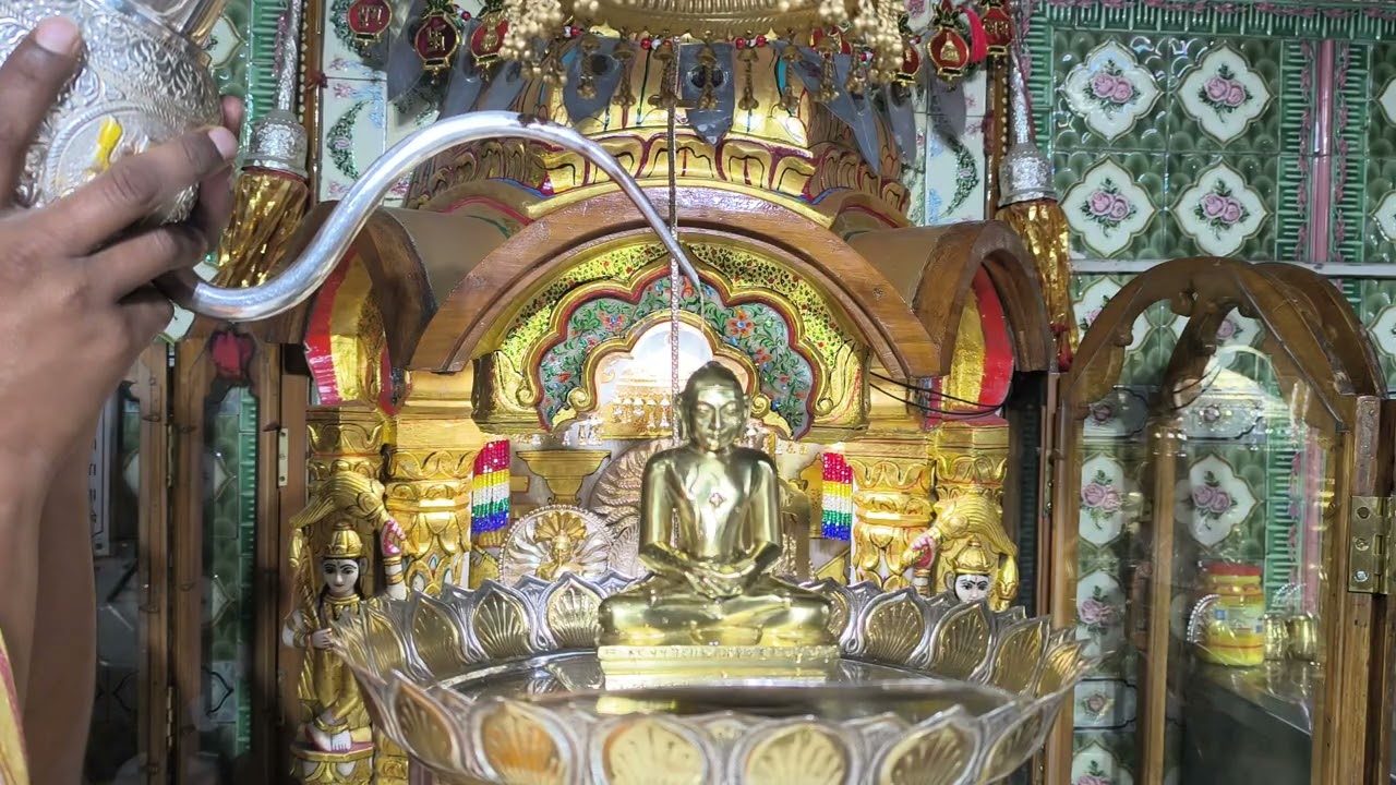 सर्व रोग 🏳‍🌈🏳‍🌈शोक दुःख 🙏🙏भय पीड़ा 🌷🌷विनाशक प्रभु जी की 🍀🍀शांति धारा 🌴🌴जैन मन्दिर ☘️☘️मसूरी🌿🌿