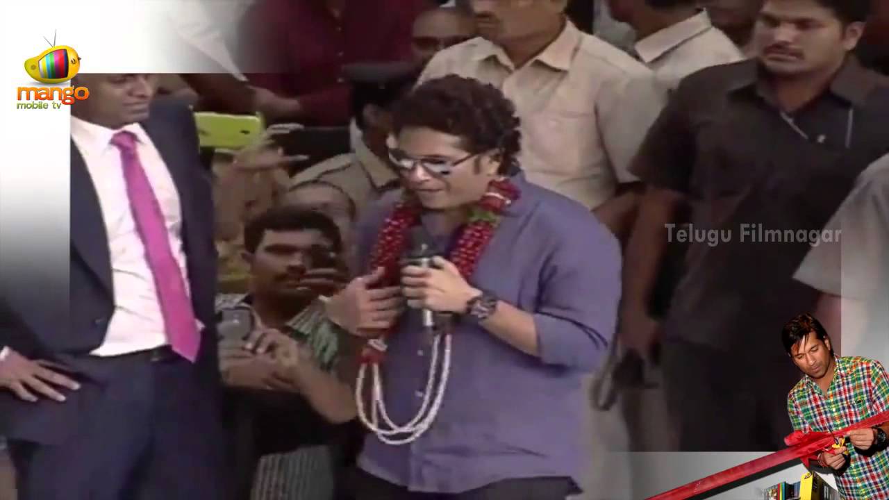 Sachin Tendulkar & Anushka Shetty Speech @ PVP Shopping Mall Opening Ceremony @ Vijayawada