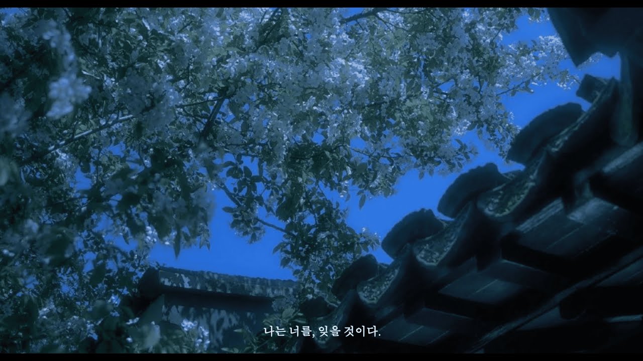 나는 너를 잊을 것이다.