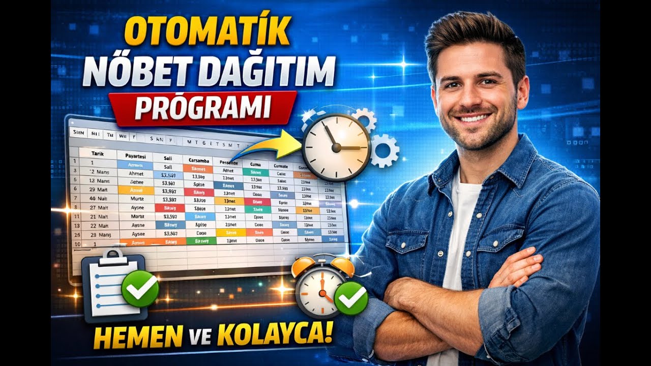 Nöbet dağıtım Otomasyonu Nöbet Çizelgesi Hazırlamak Artık Çok Kolay