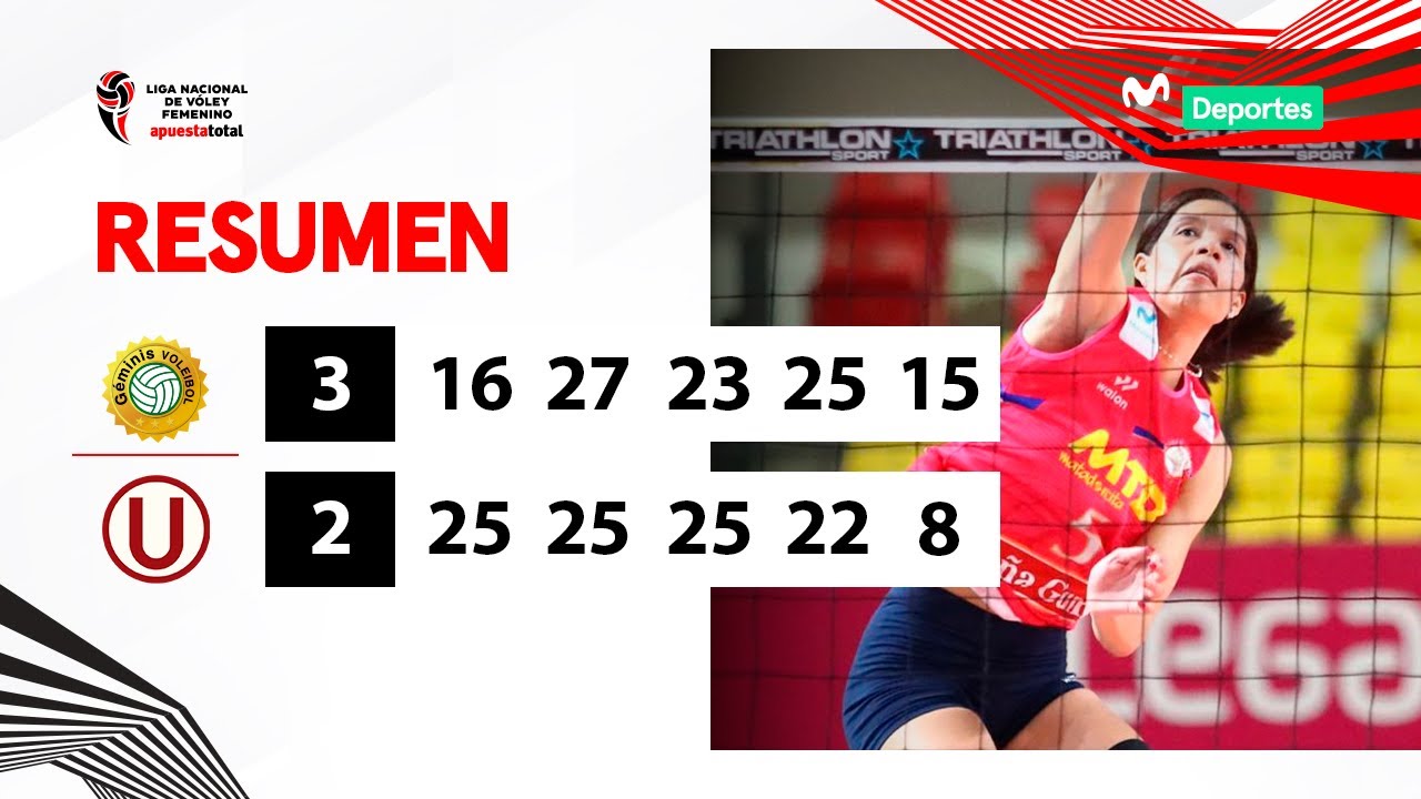 RESUMEN: Géminis Voleibol 🆚 Universitario [3-2] | PRIMERA ETAPA | LNSV 2023-2024 🏆👋🏐
