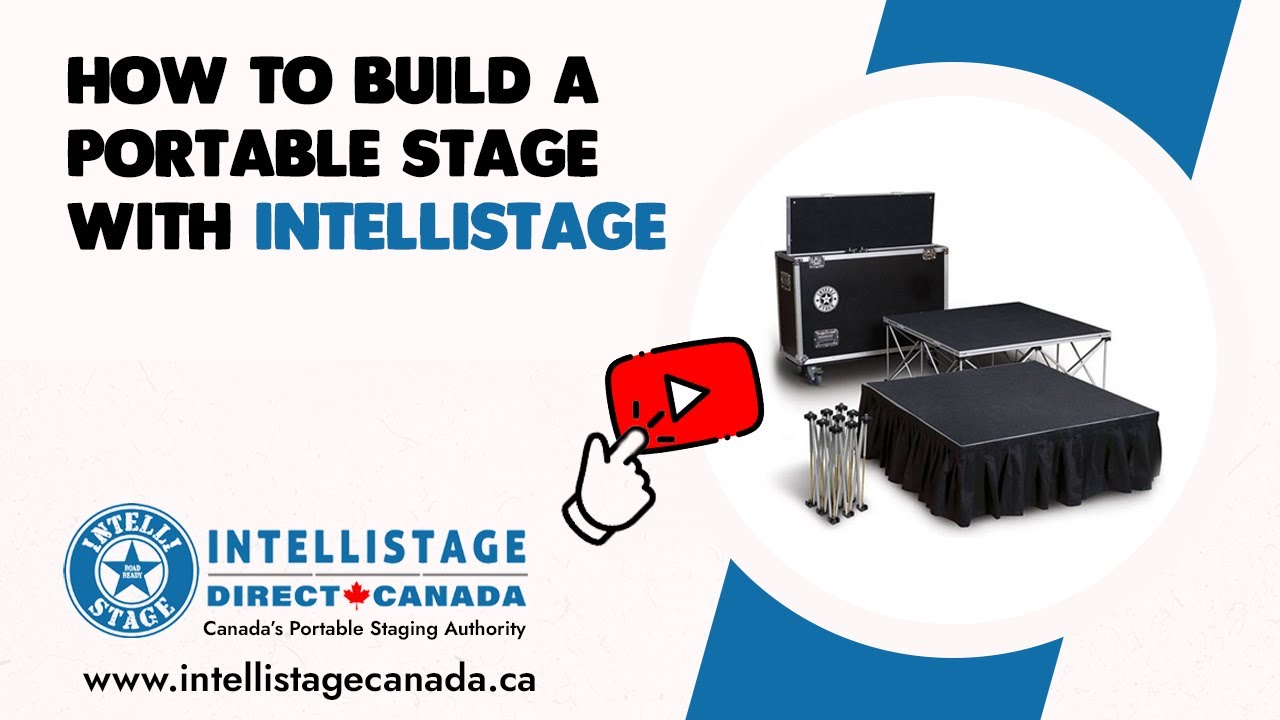 The Best PORTABLE STAGE Solutions in Canada by Intellistage System | Intellistage Canada