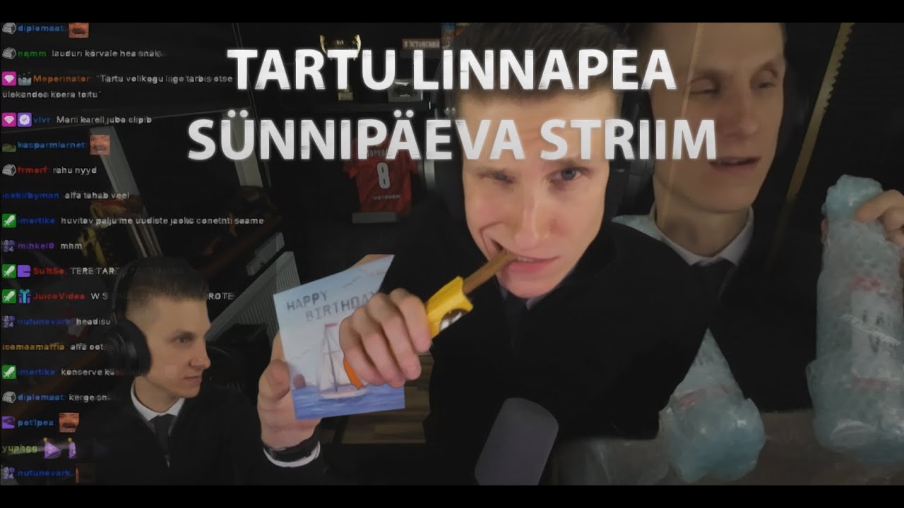 TARTU LINNAPEA SÜNNIPÄEVA STRIIM