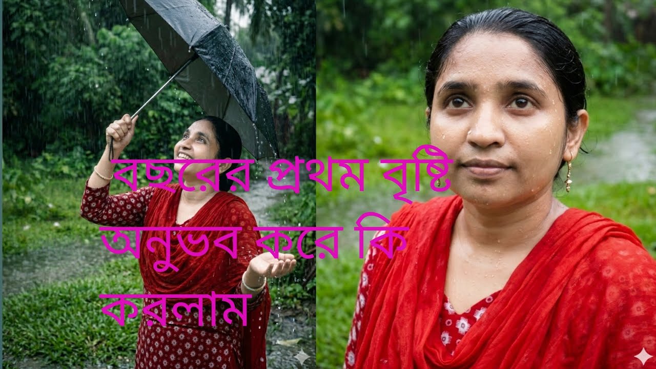 আলহামদুলিল্লাহ বছরের প্রথম বৃষ্টি হলো সেই বৃষ্টিতে কি এমন ঘটে গেল,#lovemusic #lifeisbutadream 