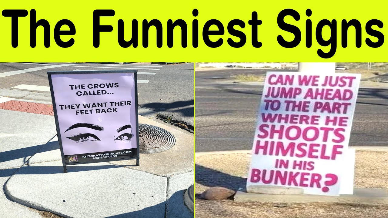 The Funniest Signs Ever Caught on Camera – You’ll Laugh Harder Than You Should! || Happy Panda