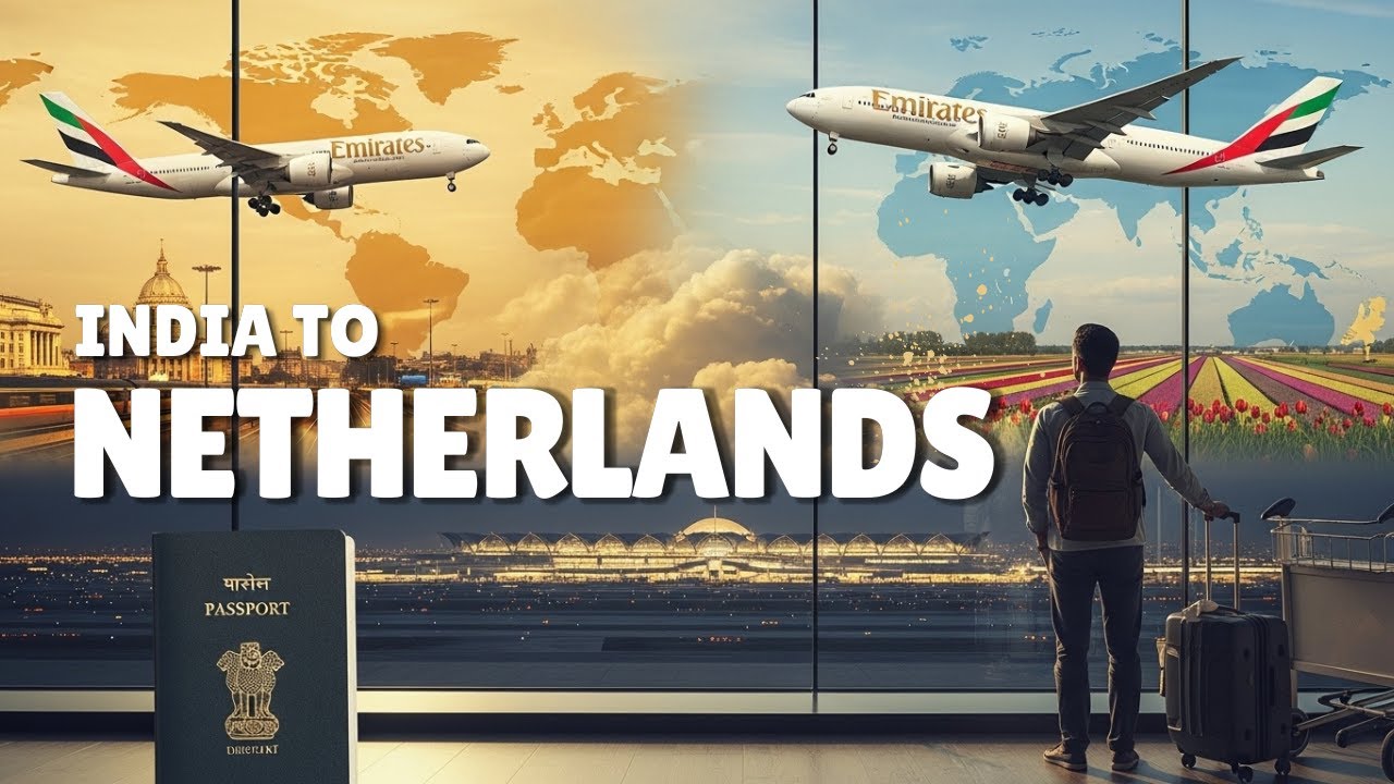 Journey from India to the Netherlands ✈️ | Emirates 777 + A380 Full Travel Vlog