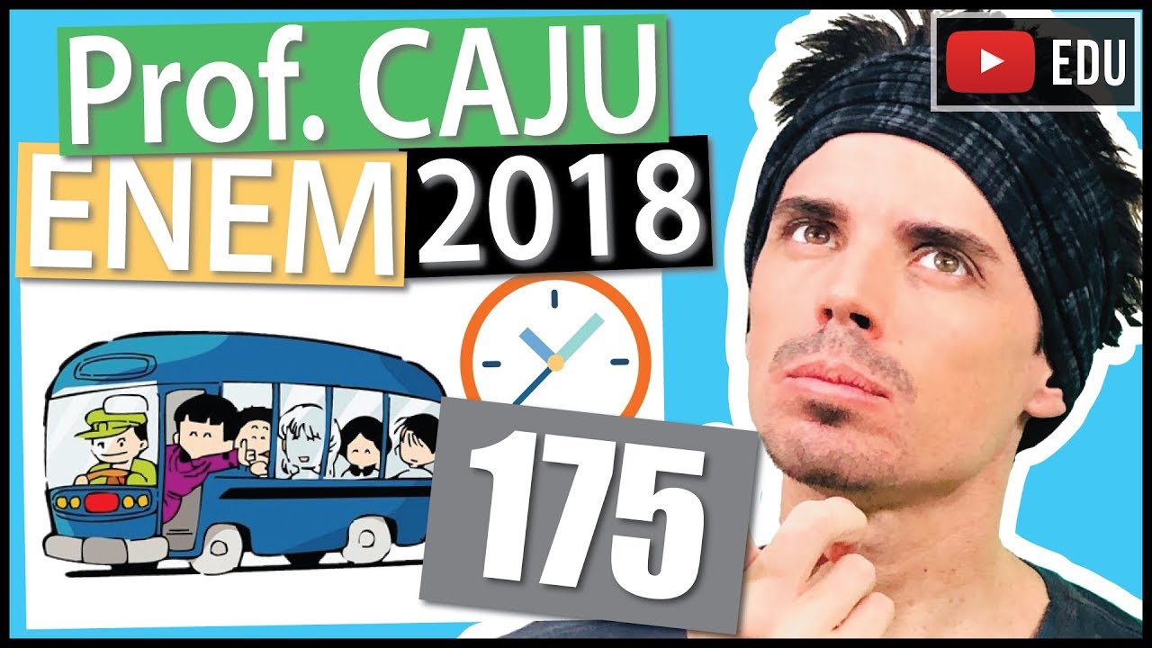 [ENEM 2018] 175 📓 PROBABILIDADE Um rapaz estuda em uma escola que fica longe de sua casa, e por isso