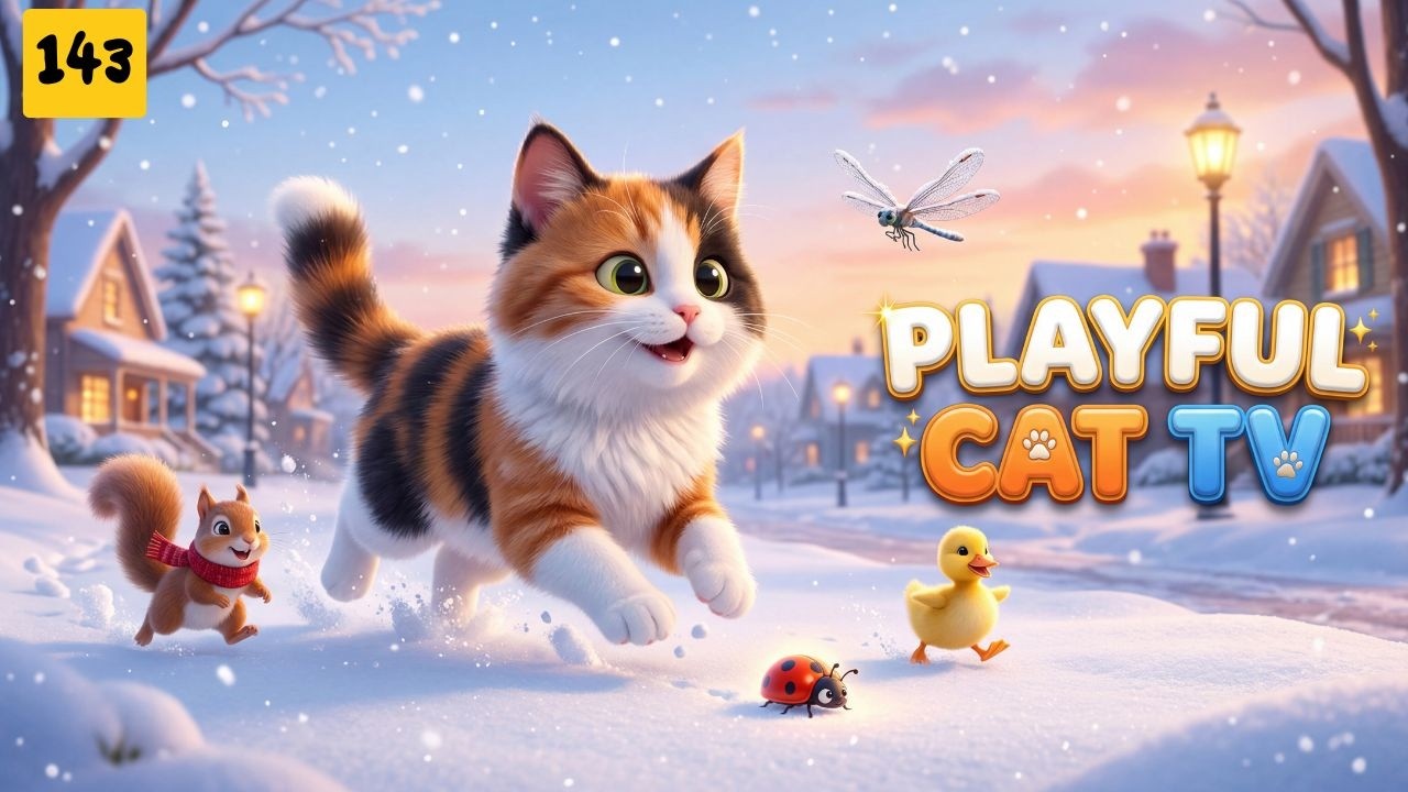 Playful Cat TV – Calm Play That Helps Cats Rest Peacefully