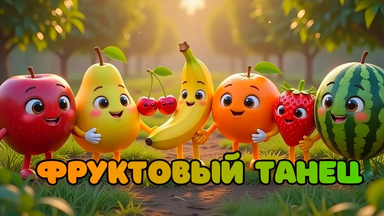 У бабушки в саду просыпаются фрукты 🌞🍓 Весёлый танец!