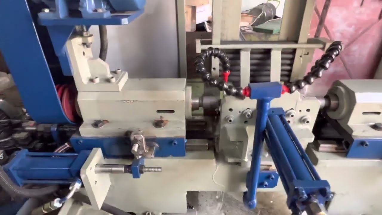 Fan shaft facing and centering machine.     Hi-Tech engineers 8528995530
